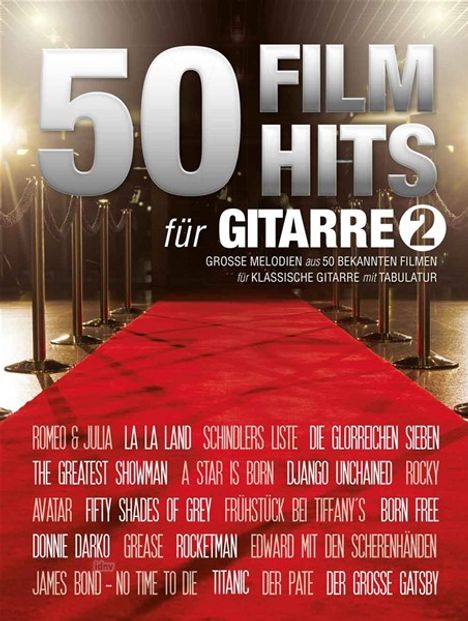 Hans-Günter Heumann: 50 Filmhits für Gitarre 2, Noten
