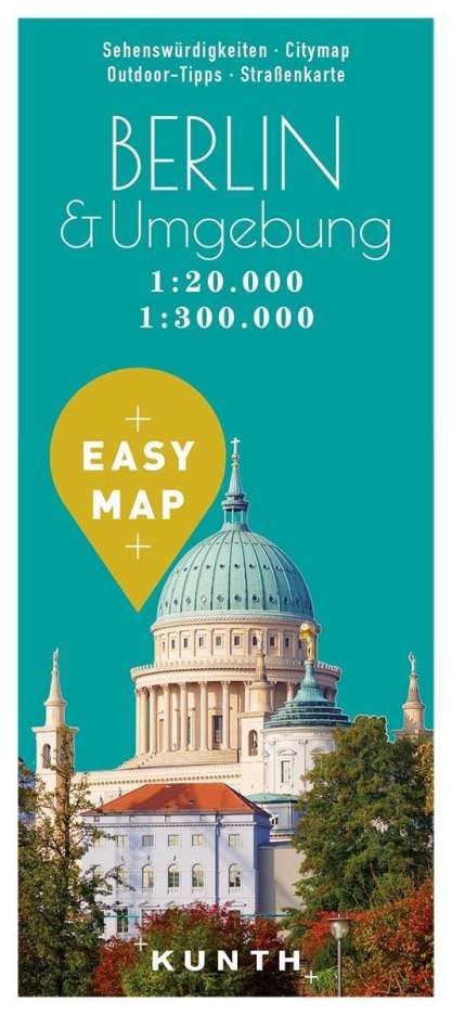 EASY MAP Berlin &amp; Umgebung 1:20.000 / 1:300.000, Diverse