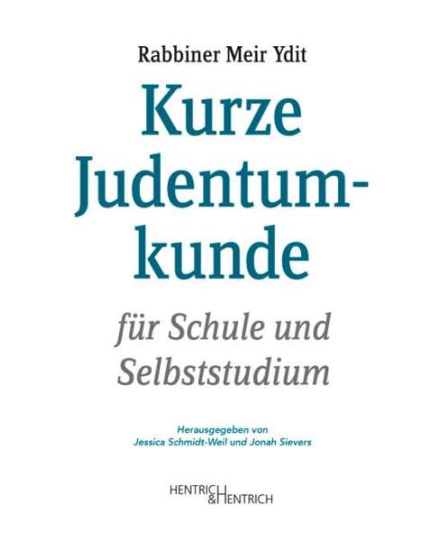 Meir Ydit: Kurze Judentumkunde, Buch