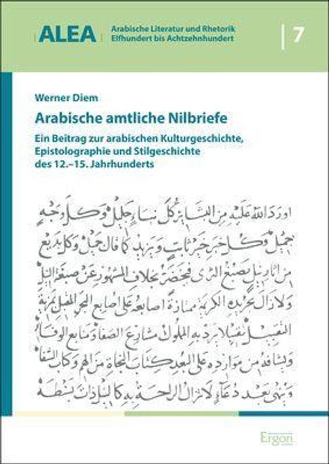 Werner Diem: Diem, W: Arabische amtliche Nilbriefe, Buch