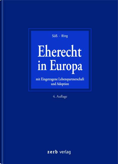 Eherecht in Europa, Buch