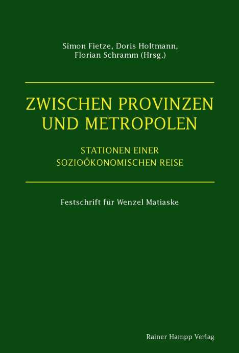 Simon Fietze: Zwischen Provinzen und Metropolen, Buch