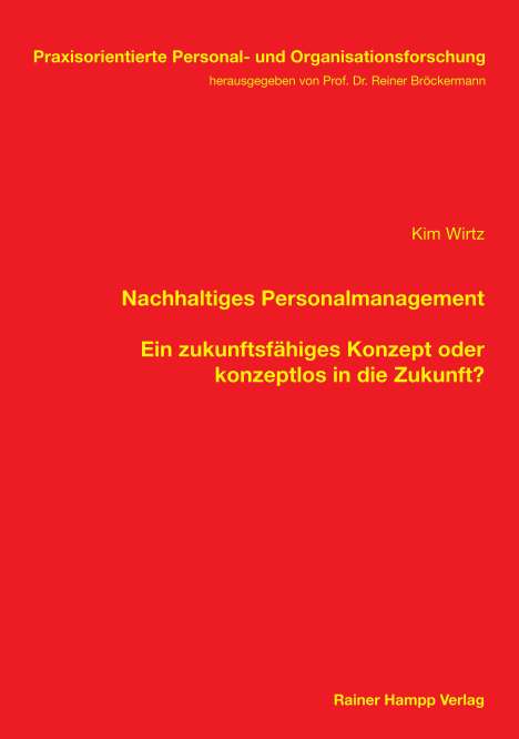 Kim Wirtz: Nachhaltiges Personalmanagement, Buch