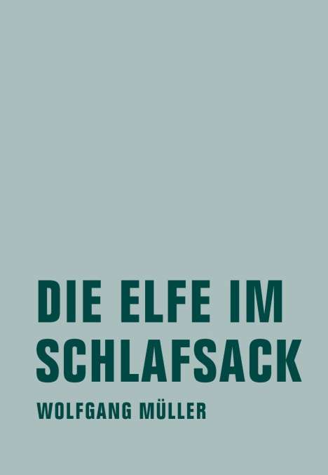 Wolfgang Müller: Die Elfe im Schlafsack, Buch