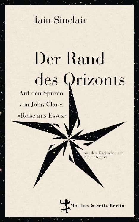 Iain Sinclair: Der Rand des Orizonts, Buch