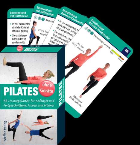 Benno Paulitz: Trainingskarten: Pilates ohne Geräte, Buch