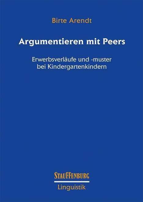 Birte Arendt: Arendt, B: Argumentieren mit Peers, Buch