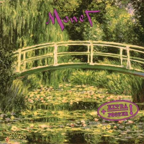 Monet, C: Claude Monet 2023 Artwork, Kalender