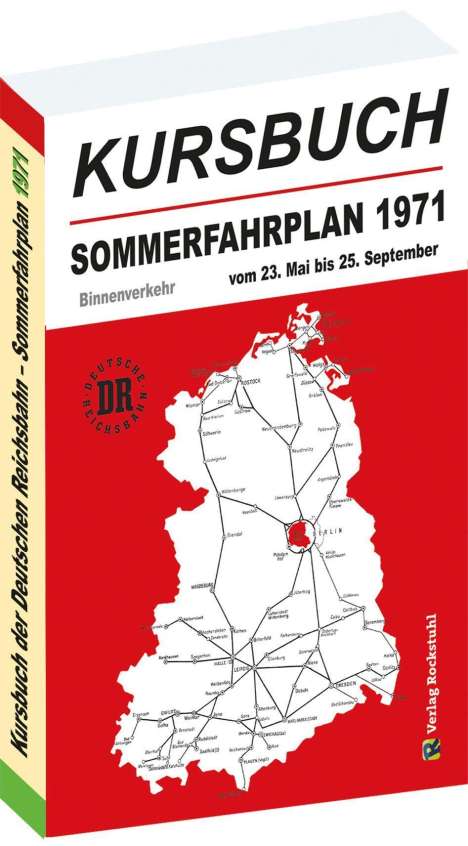 Kursbuch der Deutschen Reichsbahn - Sommerfahrplan 1971, Buch