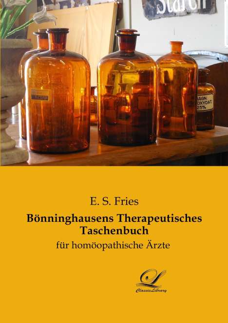 Bönninghausens Therapeutisches Taschenbuch, Buch