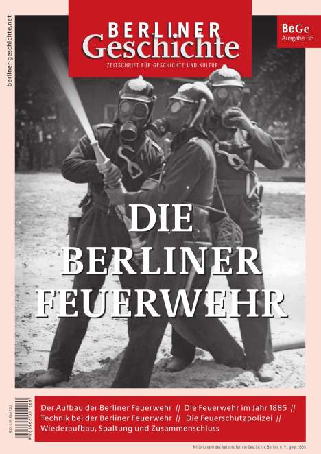 Berliner Geschichte - Zeitschrift für Geschichte und Kultur 35, Buch