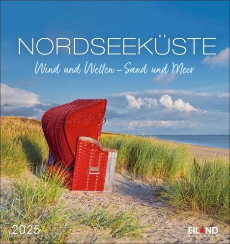 Nordseeküste Postkartenkalender 2025 - Wind und Wellen - Sand und Meer, Kalender