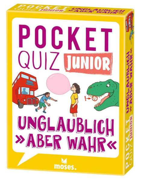 Carola von Kessel: Pocket Quiz junior Unglaublich, aber wahr, Spiele