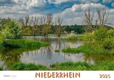 Niederrhein 2025 Bildkalender A4 Spiralbindung, Kalender
