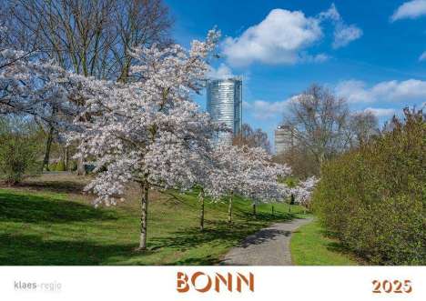 Bonn 2025 Bildkalender A4 quer, spiralgebunden, Kalender