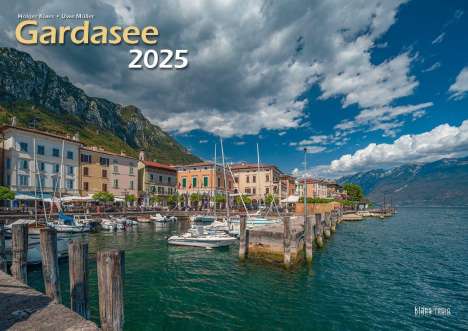 Gardasee 2025 Bildkalender A3 cm quer, spiralgebunden, Kalender