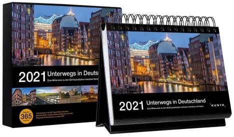 Tischkalender Unterwegs in Deutschland 2021, Kalender