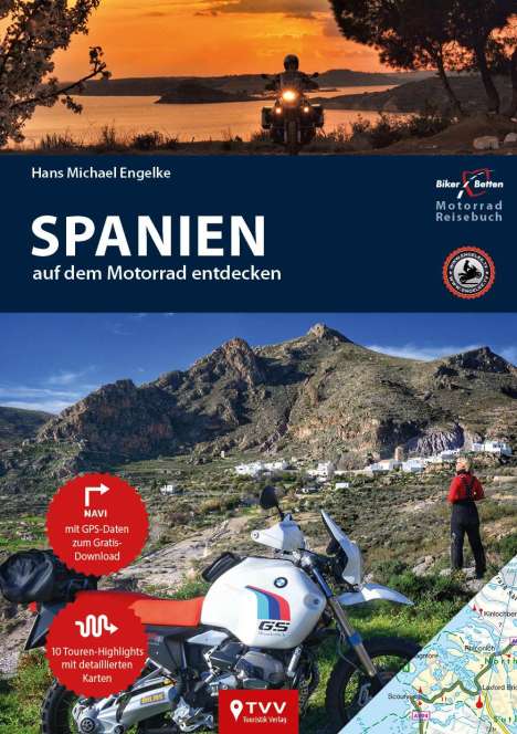 Hans Michael Engelke: Motorrad Reiseführer Spanien, Buch