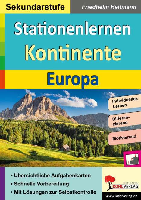 Friedhelm Heitmann: Stationenlernen Kontinente / Europa, Buch