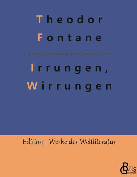 Theodor Fontane: Irrungen, Wirrungen, Buch