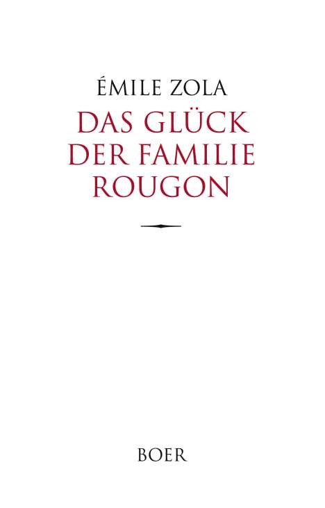 Émile Zola: Das Glück der Familie Rougon, Buch