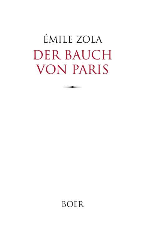 Émile Zola: Der Bauch von Paris, Buch
