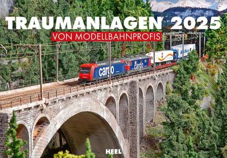 Traumanlagen von Modellbahnprofis Kalender 2025, Kalender