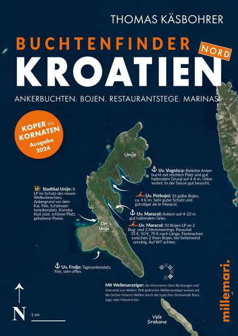 Thomas Käsbohrer: Buchtenfinder Kroatien Nord, Buch