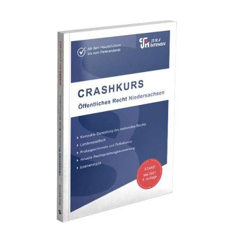 Kues Dirk: CRASHKURS Öffentliches Recht - Niedersachsen, Buch