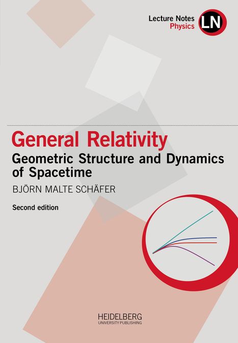 „General Relativity: Geometric Structure and Dynamics of Spacetime“, Björn Malte Schäfer, zweite Auflage; geometrische Designs.