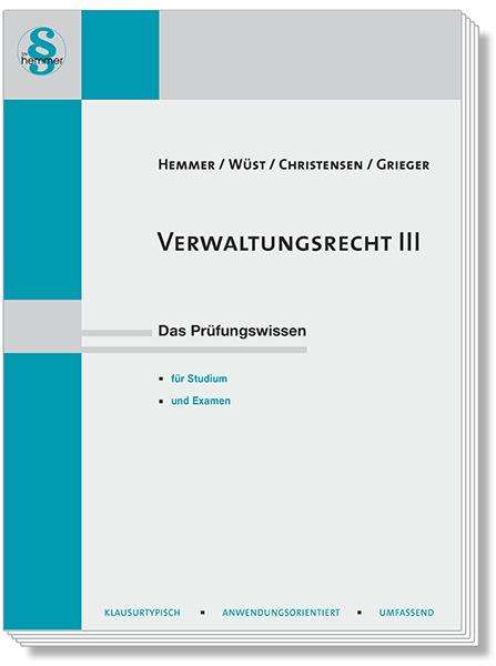 Karl-Edmund Hemmer: Verwaltungsrecht III, Buch