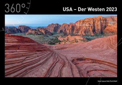 360° USA - Der Westen Premiumkalender 2023, Kalender