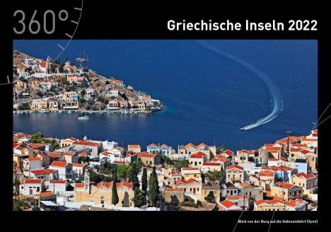 360° Griechische Inseln Premiumkalender 2022, Kalender