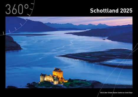 360° Schottland Premiumkalender 2025, Kalender