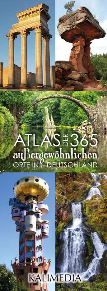 Stephan Hormes: Atlas der 365 außergewöhnlichen Orte in Deutschland, Karten