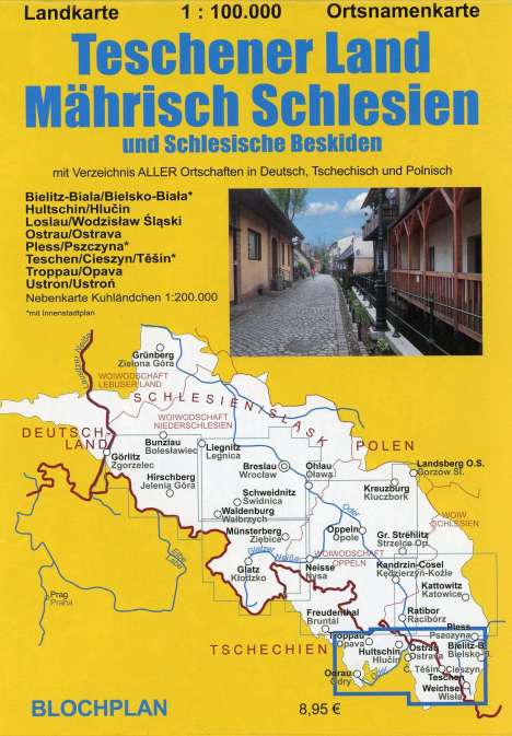 Dirk Bloch: Landkarte Teschener Land/Mährisch Schlesien, Karten