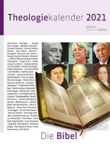 Theologie-Kalender 2021, Kalender