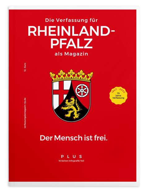 Die Verfassung für RHEINLAND-PFALZ als Magazin, Buch