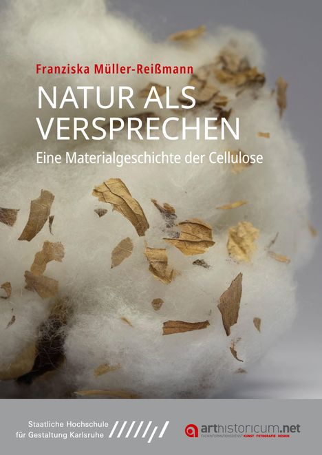 "Franziska Müller-Reißmann: NATUR ALS VERSPRECHEN Eine Materialgeschichte der Cellulose." Nahaufnahme von Baumwollfasern.