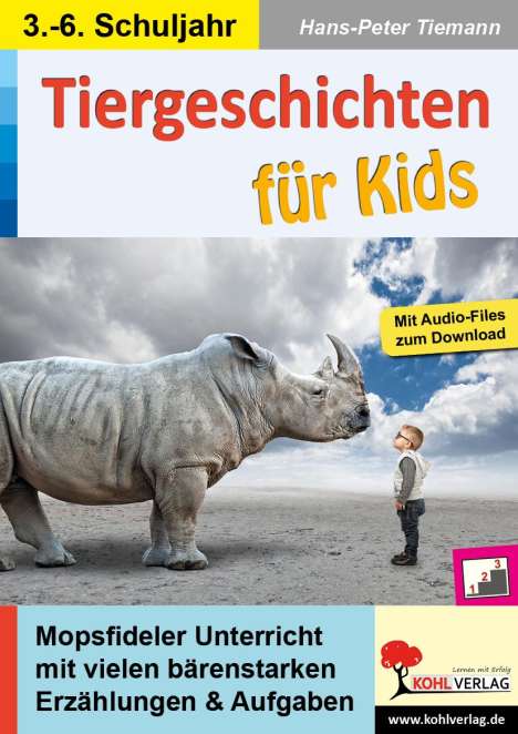 Hans-Peter Tiemann: Tiergeschichten für Kids, Buch