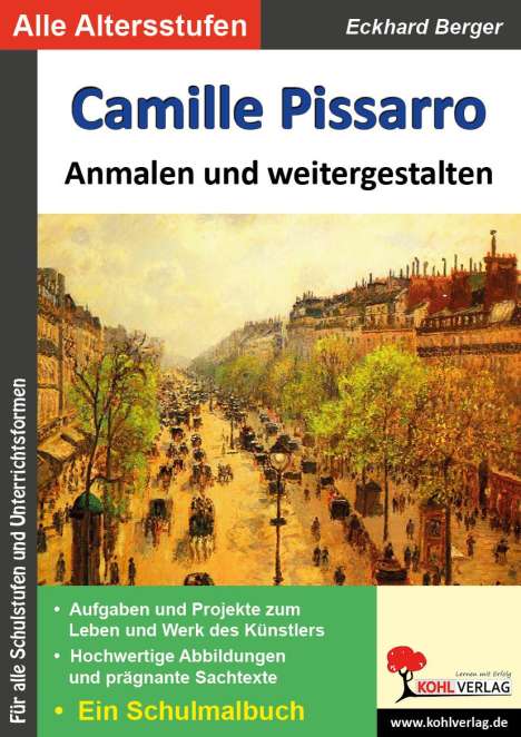 Eckhard Berger: Camille Pissarro ... anmalen und weitergestalten, Buch