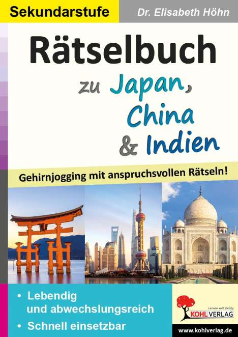Elisabeth Höhn: Rätselbuch zu Japan, China &amp; Indien, Buch