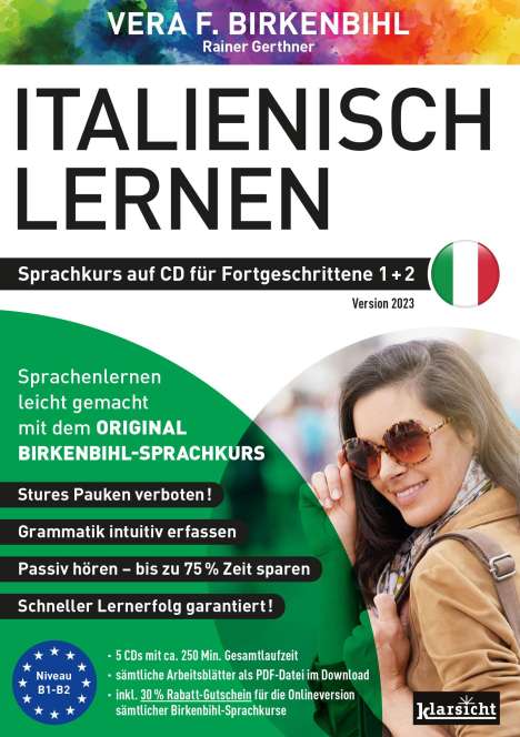 Vera F. Birkenbihl: Italienisch lernen für Fortgeschrittene 1+2 (ORIGINAL BIRKENBIHL), CD