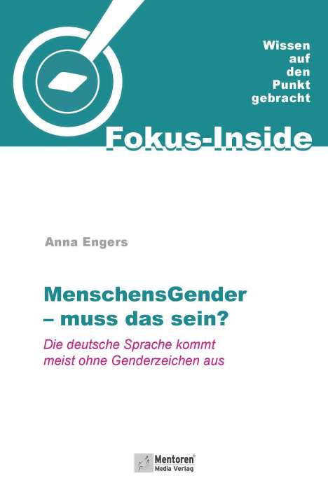 Anna Engers: MenschensGender - muss das sein?, Buch