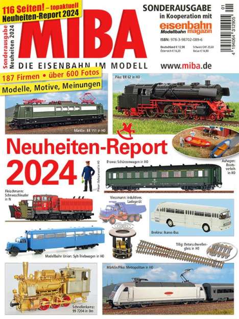 Miba Neuheiten Report 2024, Buch
