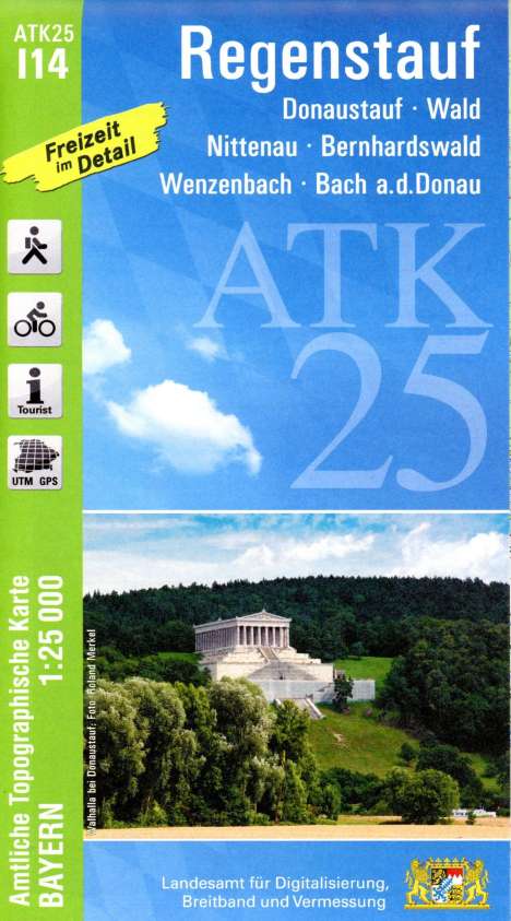 ATK25-I14 Regenstauf (Amtliche Topographische Karte 1:25000), Karten
