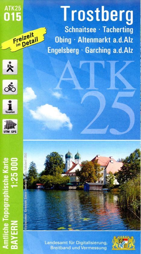 ATK25-O15 Trostberg (Amtliche Topographische Karte 1:25000), Karten
