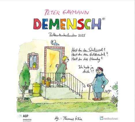 Thomas Klie: Demensch. Postkartenkalender 2025, Kalender