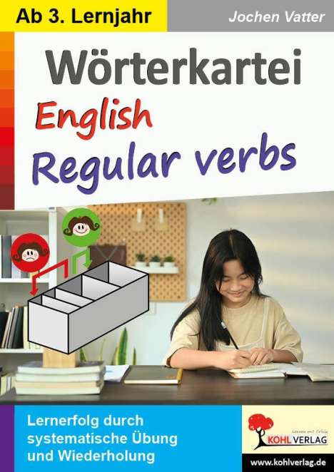 Jochen Vatter: Wörterkartei English regular verbs, Buch