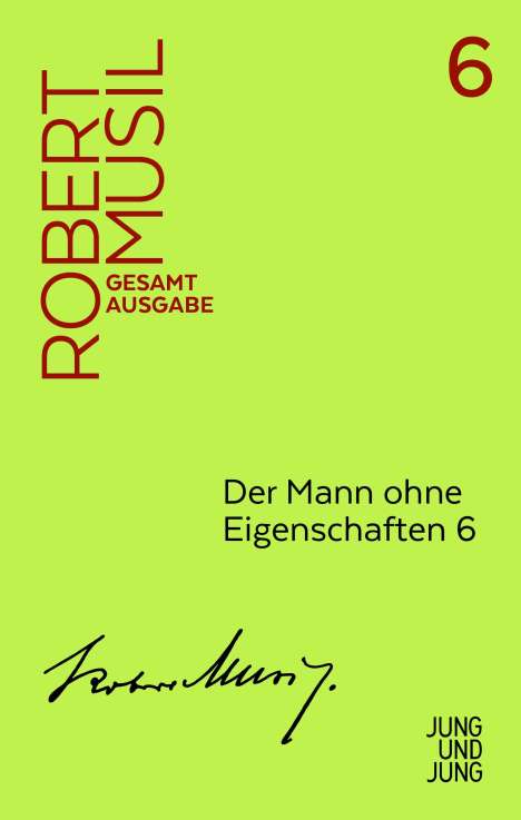 Robert Musil: Der Mann ohne Eigenschaften 6, Buch